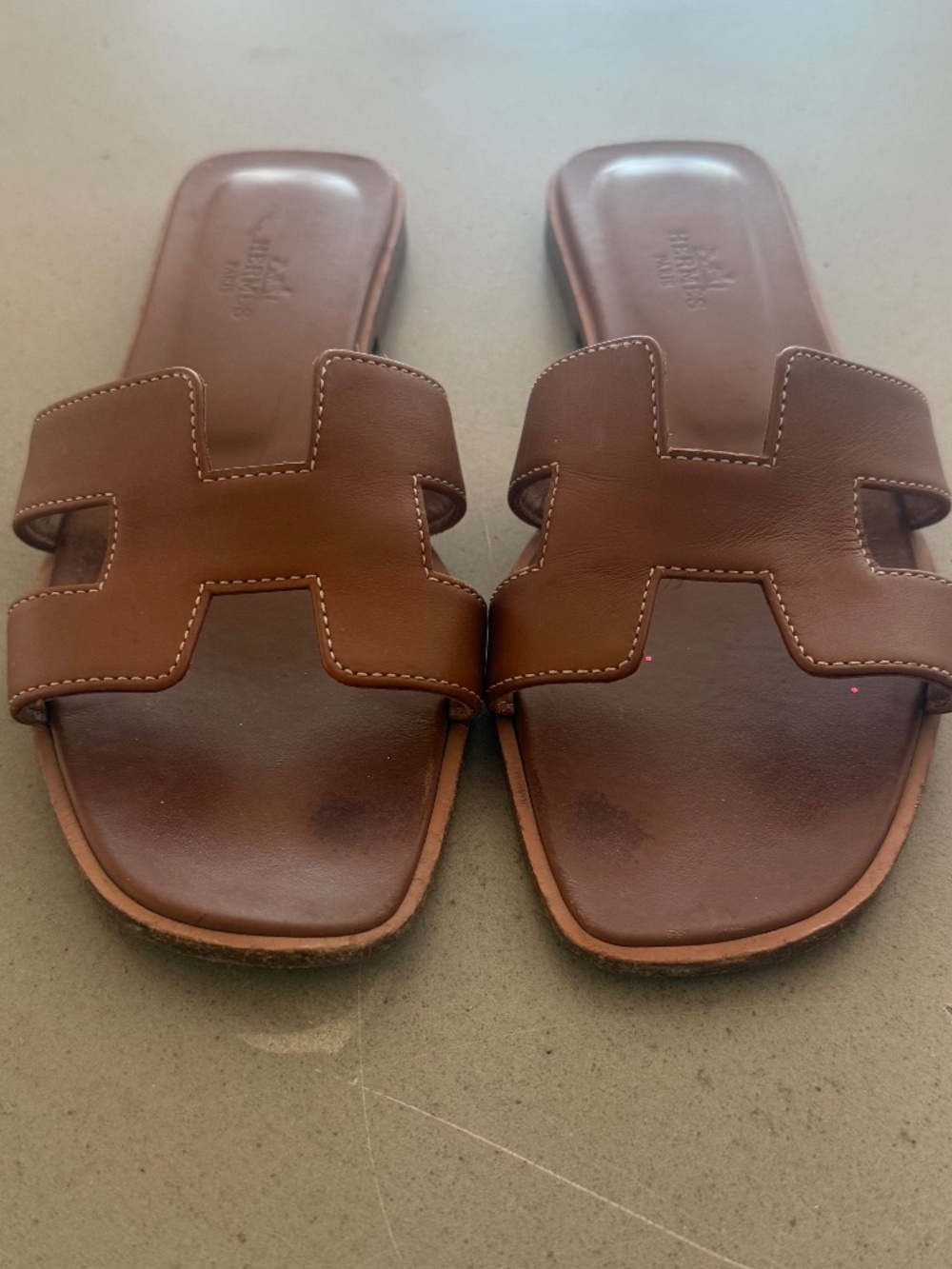 Hermès Oran Sandal-$75-Brown